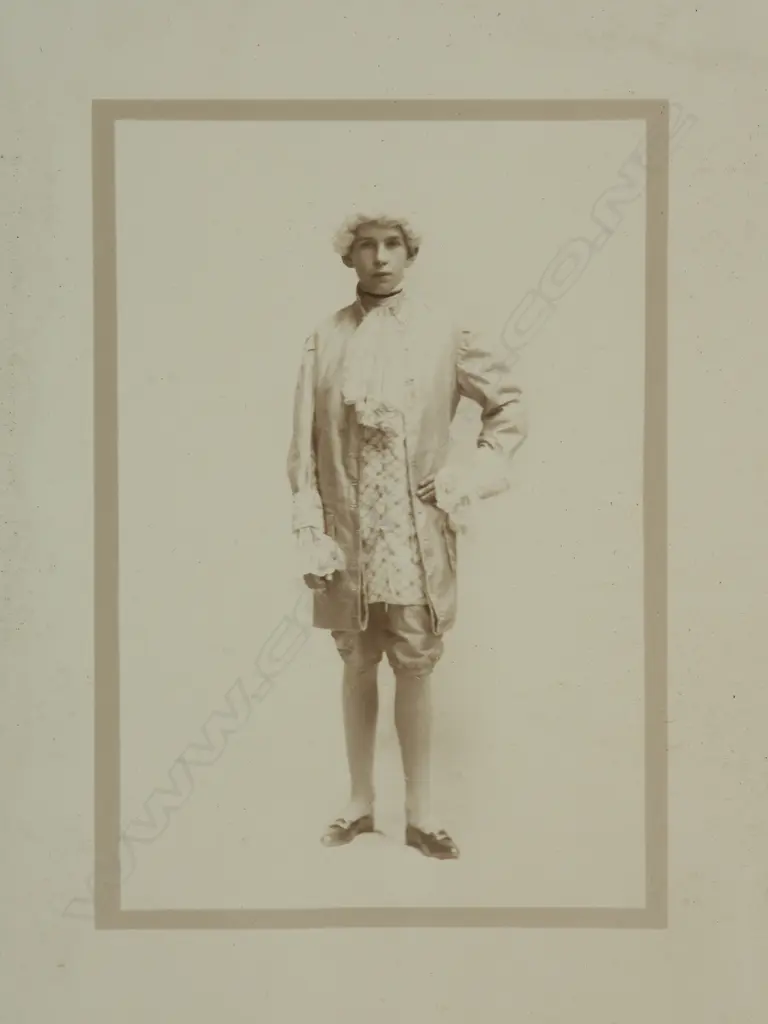 Frederick William Bunting (1869-1913) ‘Youth in 18th century fancy dress’, 1910 Image 1++